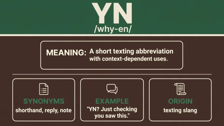 yn meaning infographic